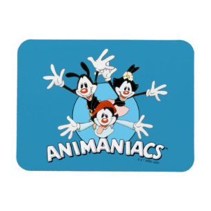 Ímã Animaniacs   Warner Siblings Wide Arms Graphic
