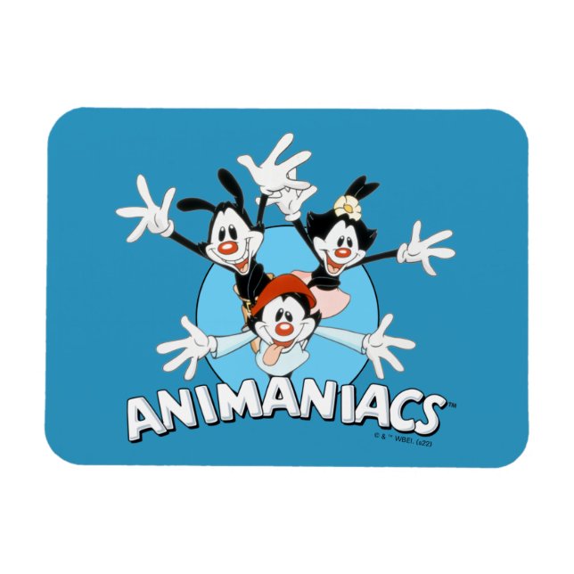 Ímã Animaniacs | Warner Siblings Wide Arms Graphic (Horizontal)