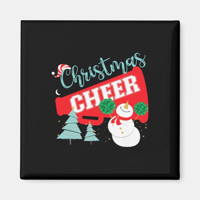 Imã Animar Cheerleading Natal Alegria  (Frente)