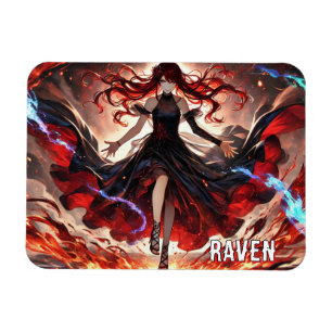 Ímã Anime as chamas, encare a tempestade personalizada