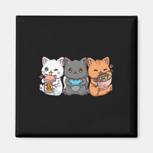 Imã Anime Bo Tea Bubble Tea Gamer Ramen Cat