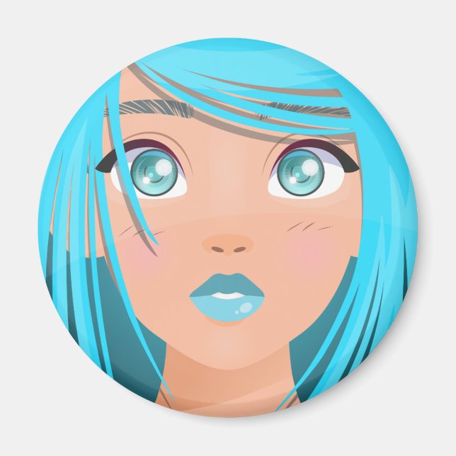 IMÃ ANIME CARTOON GIRL (Frente)