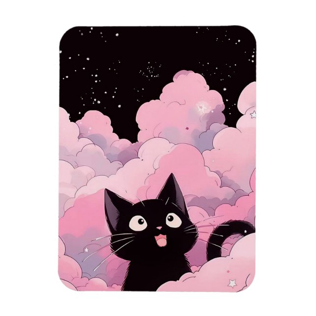 Ímã Anime Cat (Vertical)