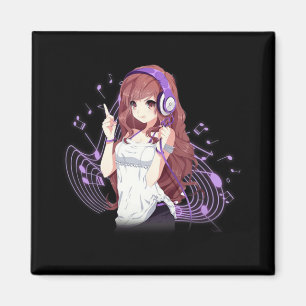 Imã Anime e Música Merch Kawaii Manga Otaku para Adole