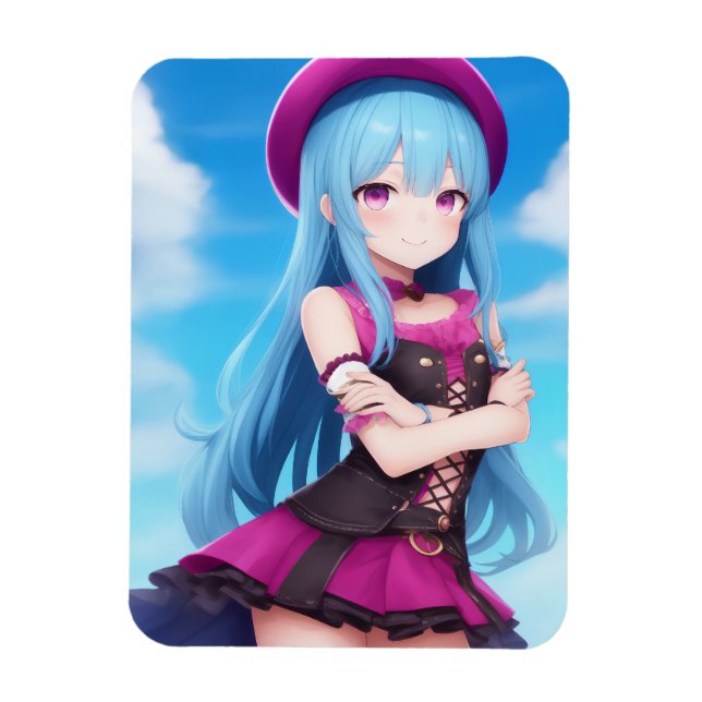 Ímã Anime Girl 007 (Vertical)