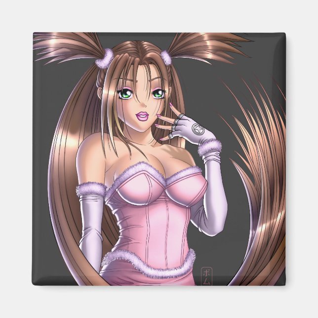 Imã Anime Girl - Nikki (Frente)