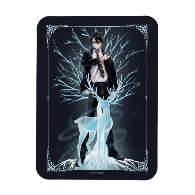 Ímã Anime HARRY POTTER™ Stag Patronus (Vertical)