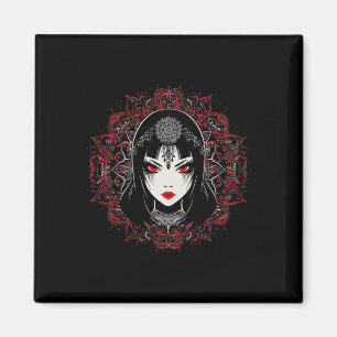 Imã Anime Manga Motif Mandala Ilustração Animo 1