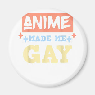 Imã Anime Me Fez Gay Engraçado Anime Meme LBTQ Orgulho