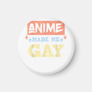 Imã Anime Me Fez Gay Engraçado Anime Meme LBTQ Orgulho