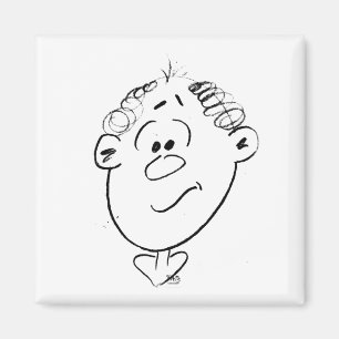 Imã Animi de Desenho da Cara dos Homens