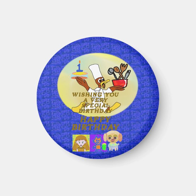 Imã Aniversário (Frente)