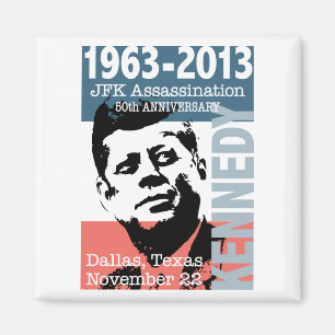 Imã Aniversário 1963 - 2013 do homicídio de JFK