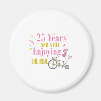 Imã Aniversário 25 anos desfrutando da viagem