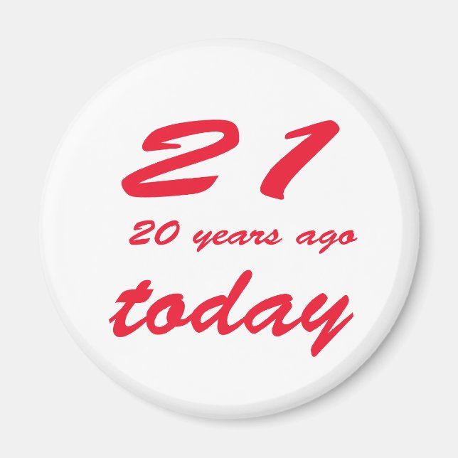 Imã aniversário 41 (Frente)