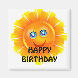 Imã ANIVERSÁRIO: Aniversário Sunshine