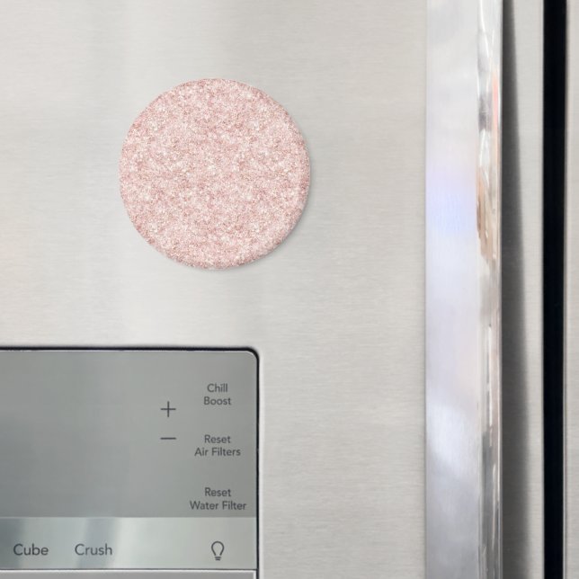 Imã Aniversário Brilho Rosa Feminino (In Situ (Fridge))