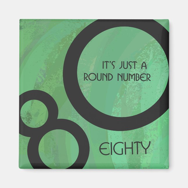 Imã Aniversário da 80 da Década Verde (Frente)