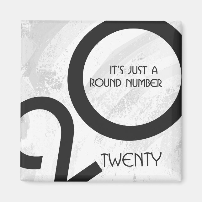 Imã Aniversário da Década Branca (Frente)