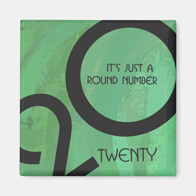 Imã Aniversário da Década Verde (Frente)