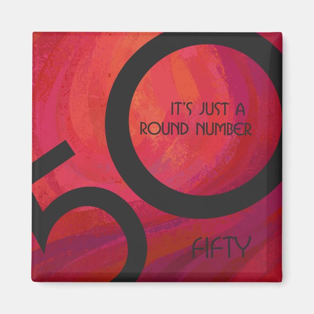 Imã Aniversário da Década Vermelha 50 (Frente)