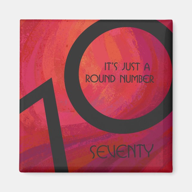 Imã Aniversário da Década Vermelha 70 (Frente)