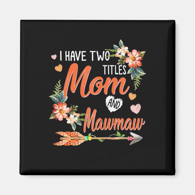 Imã Aniversário da Mãe e da Vovó (Frente)