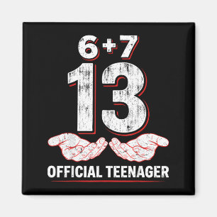 Imã Aniversário de 13 anos de adolescente 67 meninos e