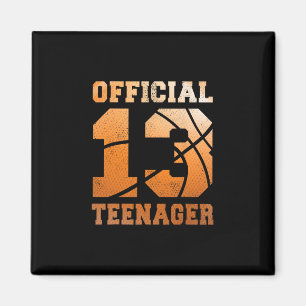 Imã Aniversário de 13 anos Sketll Oficial Adolescente