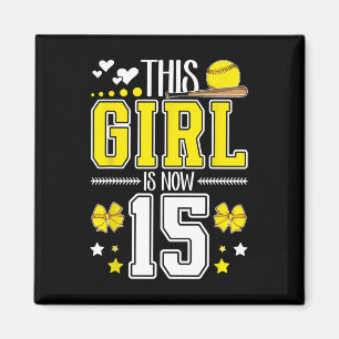 Imã Aniversário de 15 anos Menina Softll 15 Anos Softl