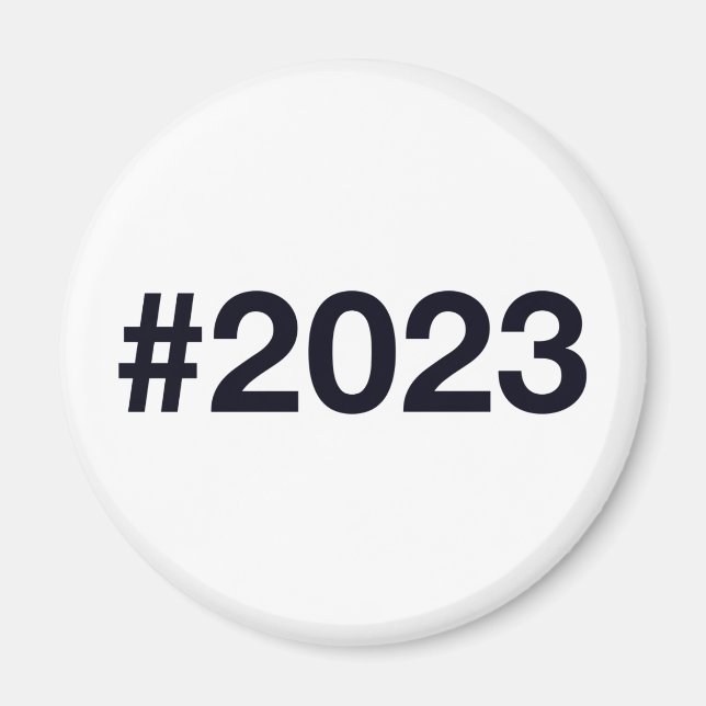 Imã Aniversário de 2023 Hashtag 2 (Frente)