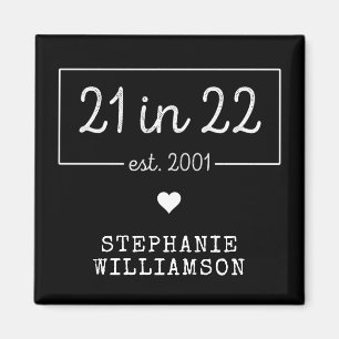 Imã aniversário de 21 anos 21 na Festa de aniversári