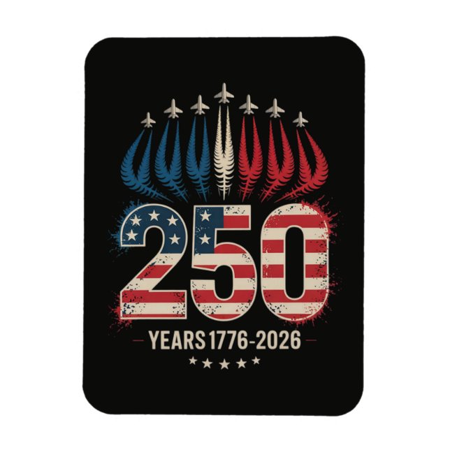 Ímã Aniversário de 250 Anos da América (Vertical)