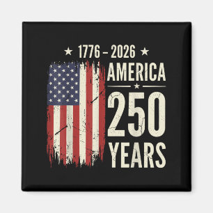 Imã Aniversário de 250 anos da América 1776 2026 Bande