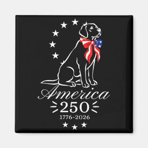 Imã aniversário de 250 anos labrador retriever américa