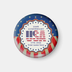 Imã Aniversário de 250 anos Semiquincentenário dos EUA