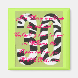 Imã aniversário de 30 anos