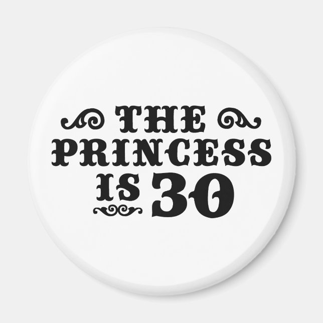 Imã Aniversário de 30 anos (Frente)