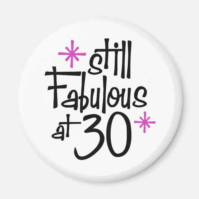 Imã Aniversário de 30 anos (Frente)