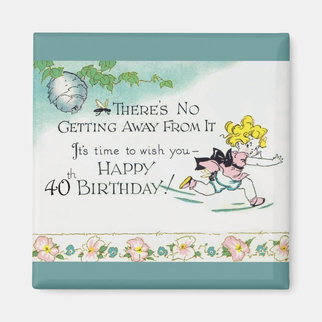 Imã Aniversário de 40 anos (Frente)