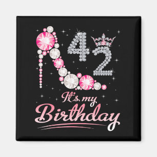 Imã aniversário de 42 anos feliz para mamãe filha