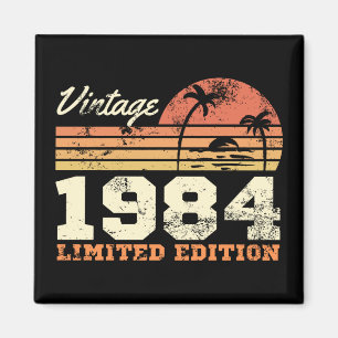 Imã Aniversário de 42 anos Vintage 1984 Edição Limitad