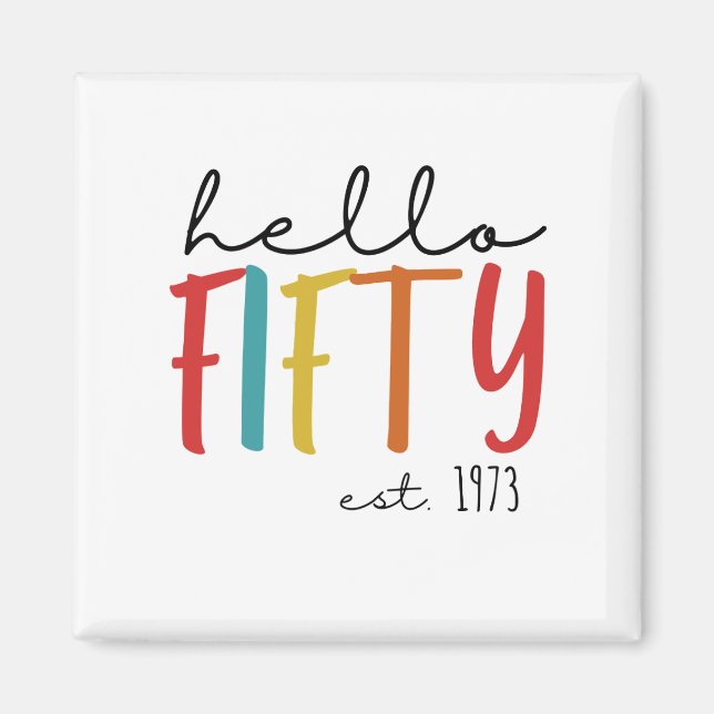 Imã Aniversário de 50 anos (Frente)