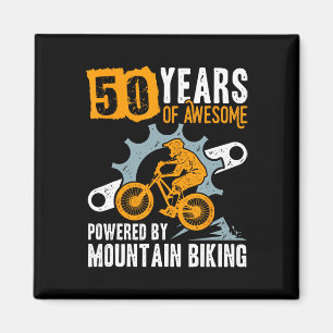 Imã Aniversário de 50 anos masculino 50 anos de incrív