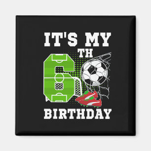 Imã Aniversário de 6 Anos É Meu Aniversário de 6 Anos