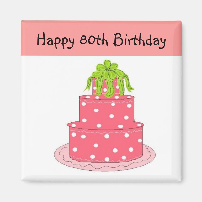 Imã Aniversário de 80 anos (Frente)
