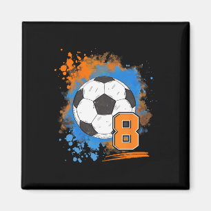 Imã Aniversário de 8 anos Futebol Ll