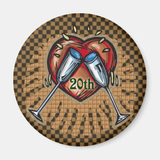 Imã Aniversário de Casamento de 20