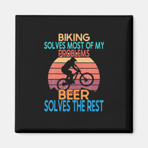Imã Aniversário de Cerveja e Ciclismo
