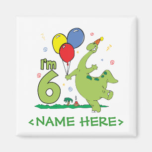 Imã Aniversário de Dino 6